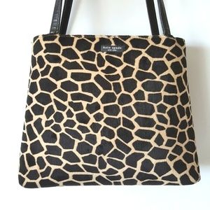 FAB Vintage KATE SPADE Giraffe Print Shoul…